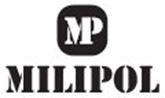 Logo en noir et blanc milipol security