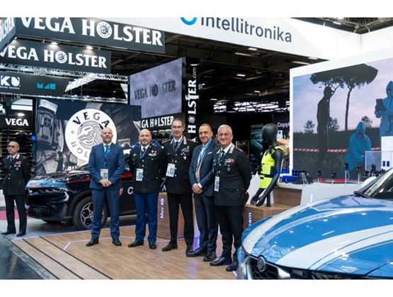 Intellitronika team on their booth on Milipol Paris 2025
