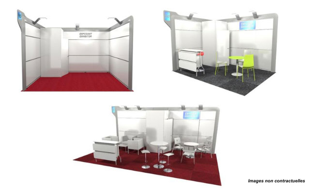 Visuels 3D du stand Joulia