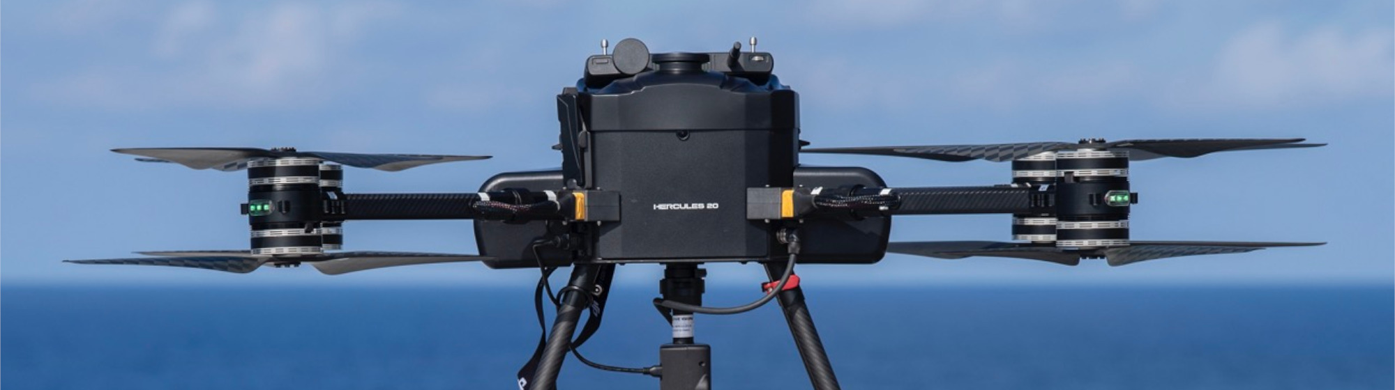 View of the Hercules 20 Drone designed by Drone Volt