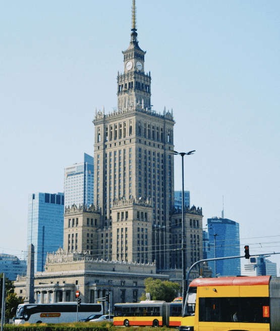 Vue de la ville de Varsovie, en Pologne