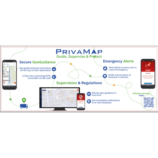 Solution de géoguidage par Privamap