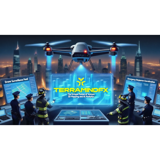 Logiciel d’intelligence artificielle et de cartographie 3D en temps réel développé par Terramind FX