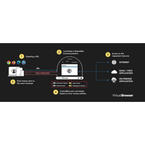 VirtualBrowser's innovative Remote Browser Isolation (RBI) solution